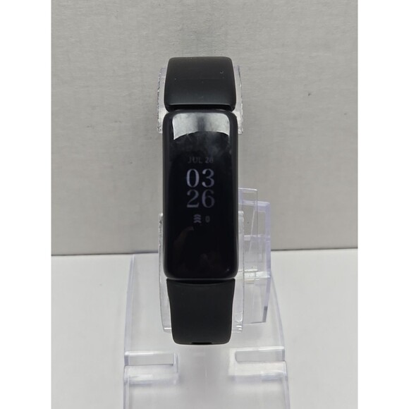 Fitbit Inspire 2 Fitness Tracker Black Heart Rate Monitor Tested No Charger - Picture 1 of 11